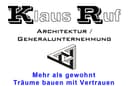 Logo Architektur und Generalunternehmung Klaus Ruf