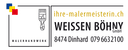 Logo Malerhandwerk Weissen Böhny GmbH